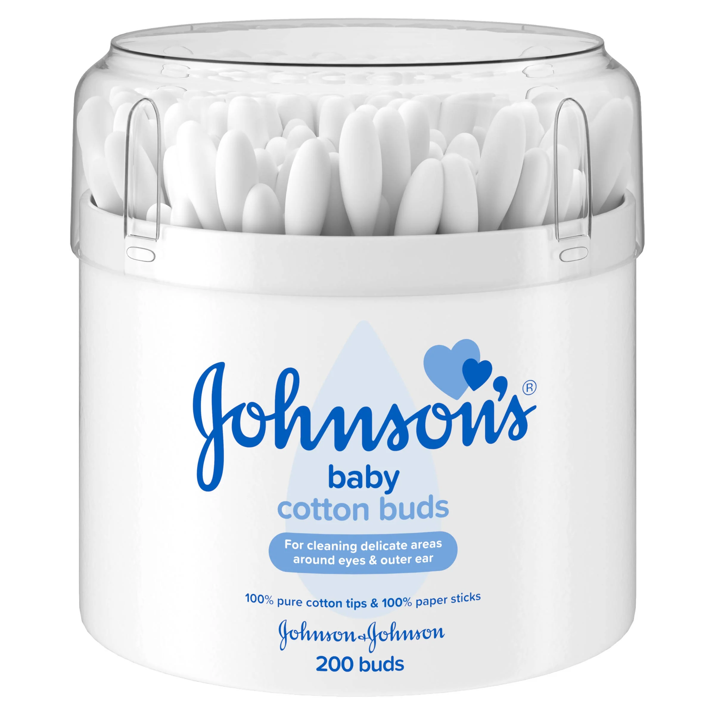 JOHNSON'S Baby Cotton Buds 200 Buds