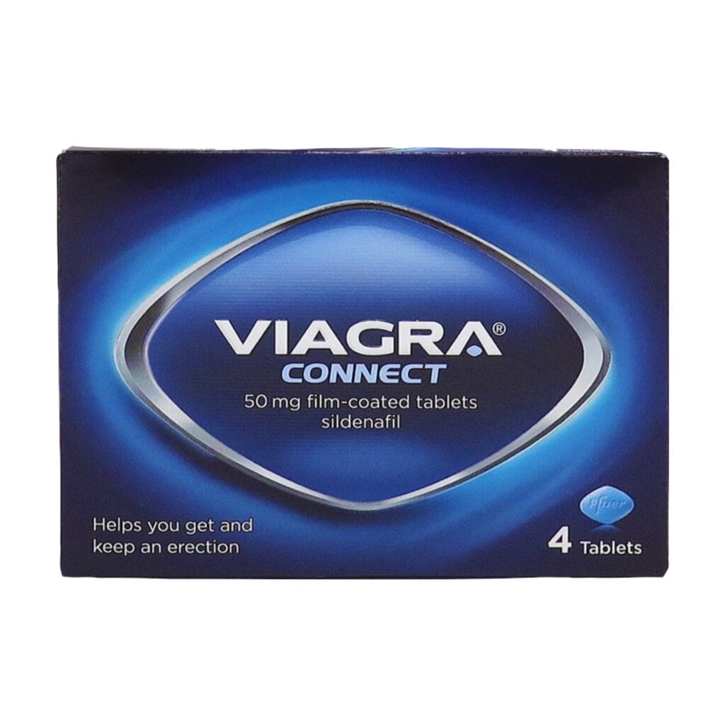 Viagra Connect 50 mg Film-Coated Tablets Sildenafil 4 Tablets