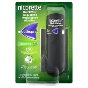 Nicorette® QuickMist 1mg/Spray Mouthspray Nicotine Freshmint - Single- 150 Sprays (Stop Smoking Aid)