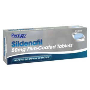 Perrigo Sildenafil 50mg Film-Coated Tablets (8)