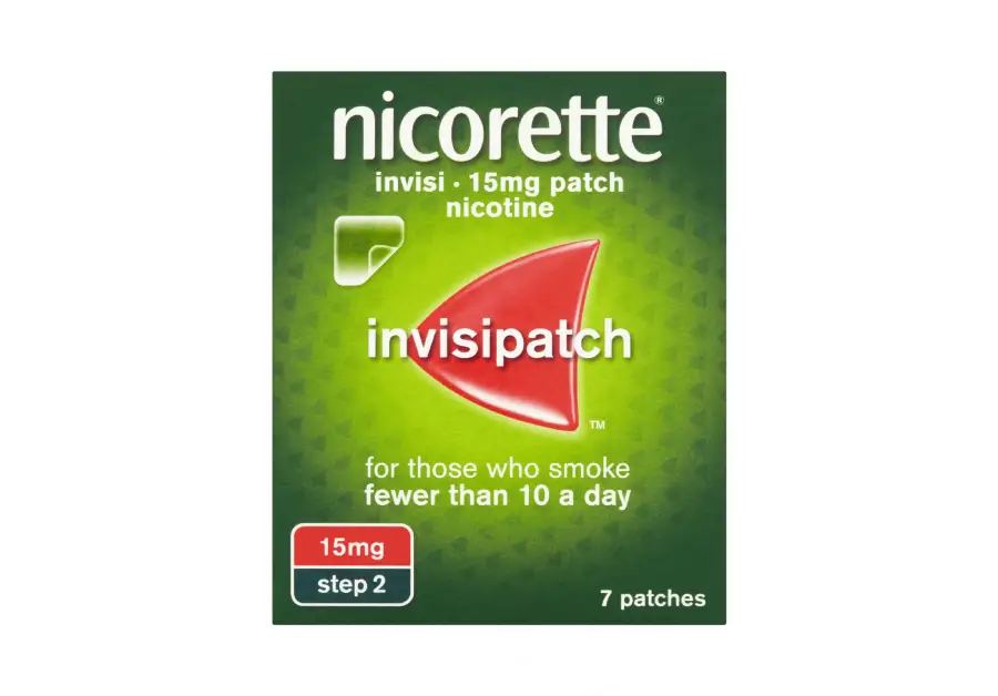 Nicorette® Step 2 invisi 15mg Patch, 7 Nicotine Patches