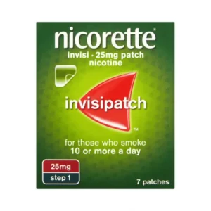 Nicorette® Step 1 invisi 25mg Patch, 7 Nicotine Patches
