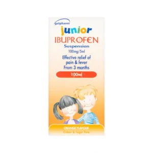 Galpharm Junior Ibuprofen Suspension Orange Flavour 100ml