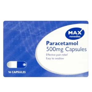 Max Remedies Paracetamol 500mg Capsules 16 Capsules