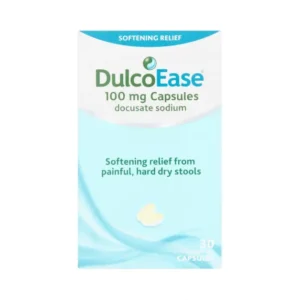 DulcoEase 100mg Capsules 30 Soft Gel Capsules