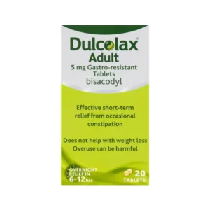 Dulcolax Adult 5mg Gastro-Resistant Tablets 20 Tablets