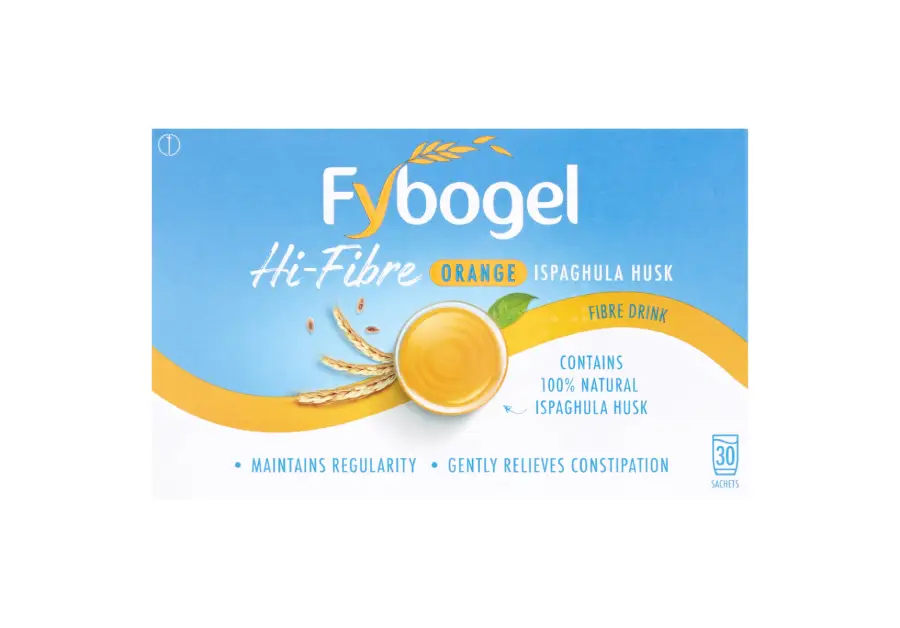 Fybogel Hi-Fibre Orange Ispaghula Husk Fibre Drink 30 Sachets