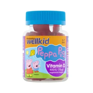 Vitabiotics WellKid Peppa Pig Vitamin D 400 IU (10µg) 30 Soft Jellies 3-7 Years