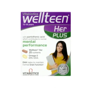 Vitabiotics Wellteen Her Plus 13-19 Years Dual Pack 56 Tablets / Capsules