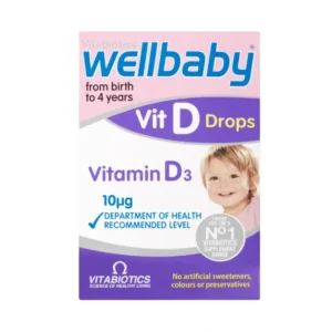 Vitabiotics Wellbaby Vit D Drops Suitable from Birth to 4 Years 30ml