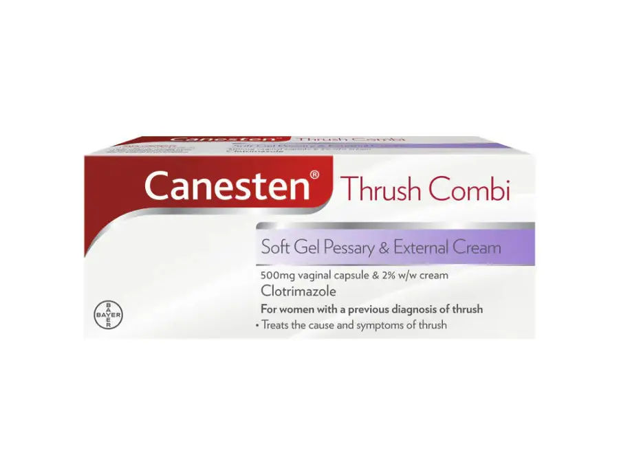 Canesten Thrush Combi Soft Gel Pessary & External Cream